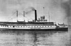 The steamer Telephone, fastest boat on the river in the 1880s and possibly the world -- until it burned to the waterline one day.
