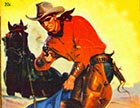 This cover illustration from "Masked Rider Western," published in 1950, bears an uncanny resemblance to the events that kicked off Vigilante rule in Crook County.