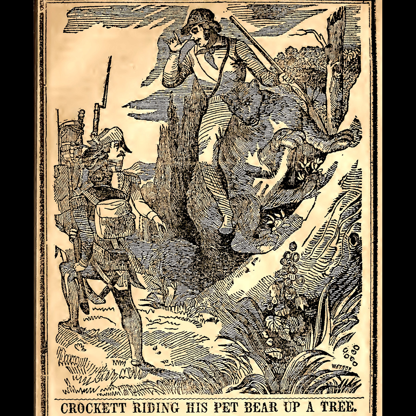 Davy Crockett in Oregon? Yes, but only in ‘tall tales’ episode artwork